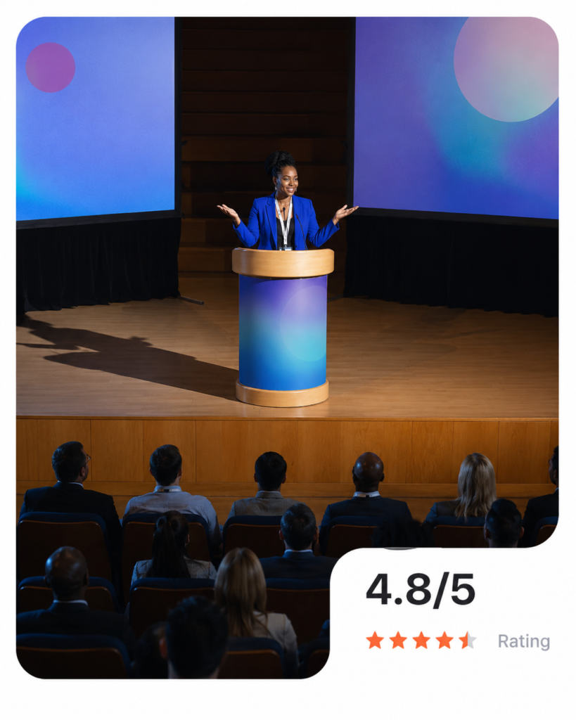 conference stage
